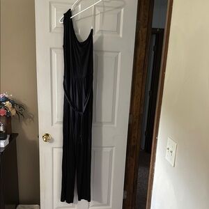 White Birch Black Jumpsuit